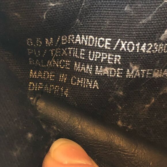 XOXO Brandice  Ankle  Boot 6.5M Black with knit upper Excellent condition - Picture 8 of 9